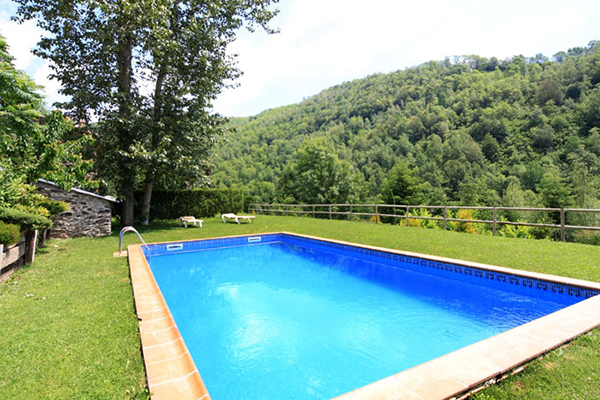 casa rural piscina